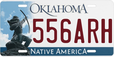 OK license plate 556ARH