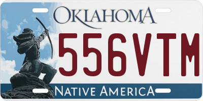 OK license plate 556VTM