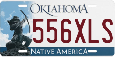 OK license plate 556XLS