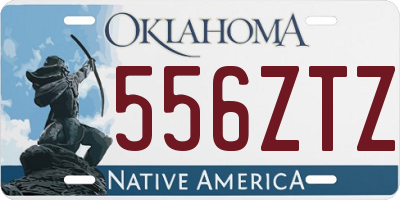 OK license plate 556ZTZ