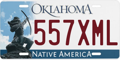 OK license plate 557XML