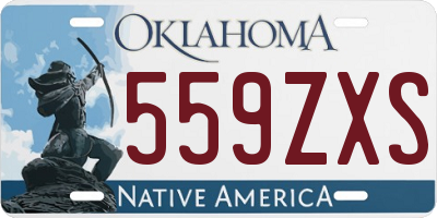 OK license plate 559ZXS