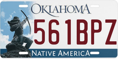 OK license plate 561BPZ