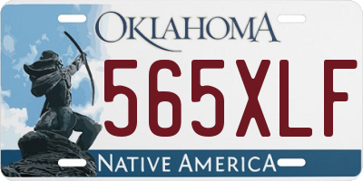 OK license plate 565XLF