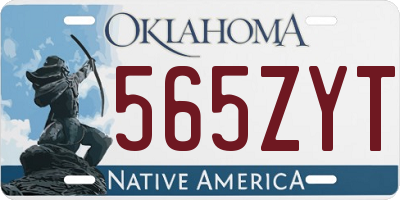 OK license plate 565ZYT