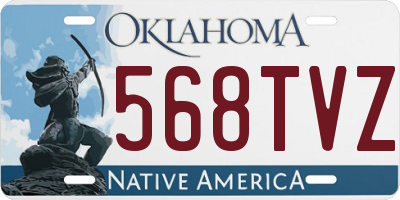 OK license plate 568TVZ