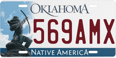 OK license plate 569AMX