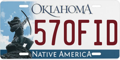 OK license plate 570FID