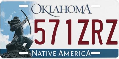 OK license plate 571ZRZ