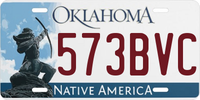 OK license plate 573BVC