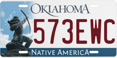 OK license plate 573EWC