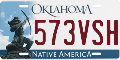 OK license plate 573VSH
