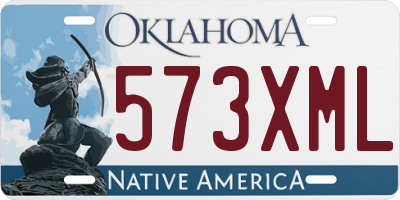 OK license plate 573XML