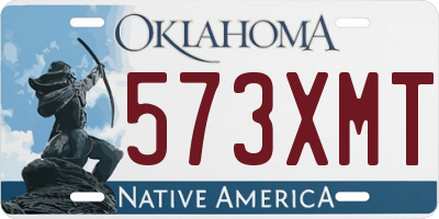 OK license plate 573XMT