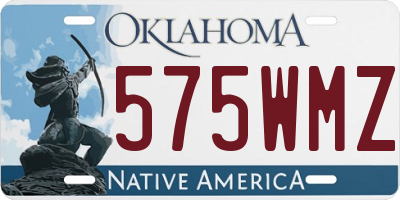 OK license plate 575WMZ