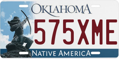 OK license plate 575XME