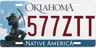 OK license plate 577ZTT