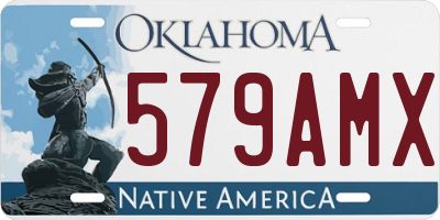 OK license plate 579AMX