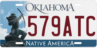OK license plate 579ATC
