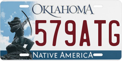OK license plate 579ATG