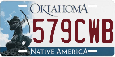 OK license plate 579CWB