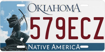 OK license plate 579ECZ