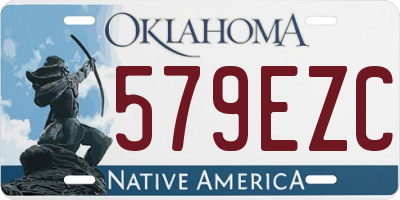 OK license plate 579EZC