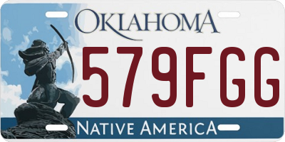 OK license plate 579FGG