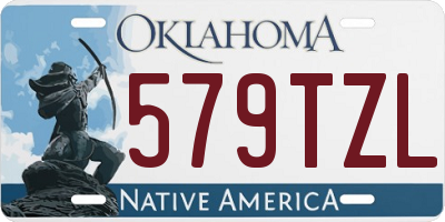 OK license plate 579TZL