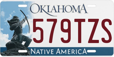 OK license plate 579TZS