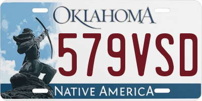 OK license plate 579VSD