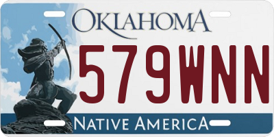 OK license plate 579WNN
