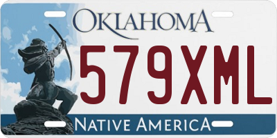 OK license plate 579XML