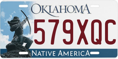 OK license plate 579XQC