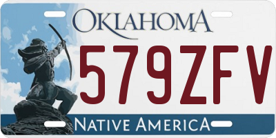 OK license plate 579ZFV