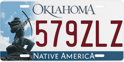 OK license plate 579ZLZ