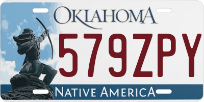 OK license plate 579ZPY