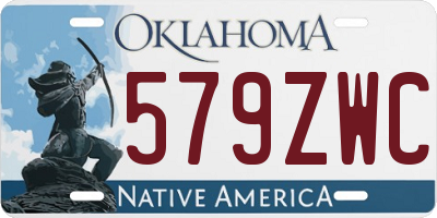 OK license plate 579ZWC