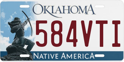 OK license plate 584VTI