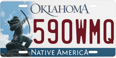 OK license plate 590WMQ