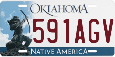 OK license plate 591AGV