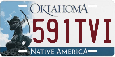 OK license plate 591TVI