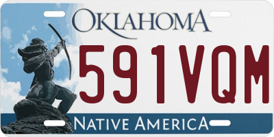 OK license plate 591VQM