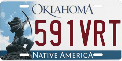 OK license plate 591VRT