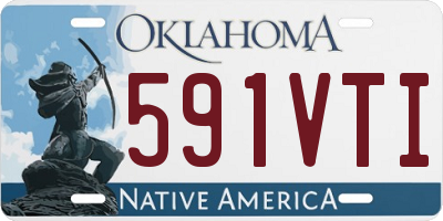 OK license plate 591VTI