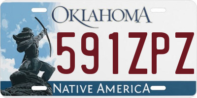 OK license plate 591ZPZ