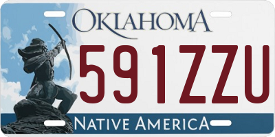 OK license plate 591ZZU
