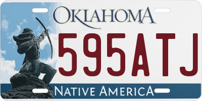OK license plate 595ATJ