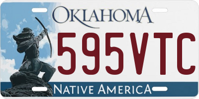 OK license plate 595VTC