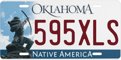 OK license plate 595XLS